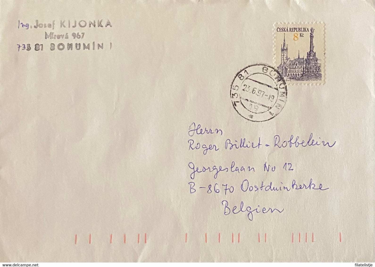 Tsjechië Republiek Omslag - Briefe