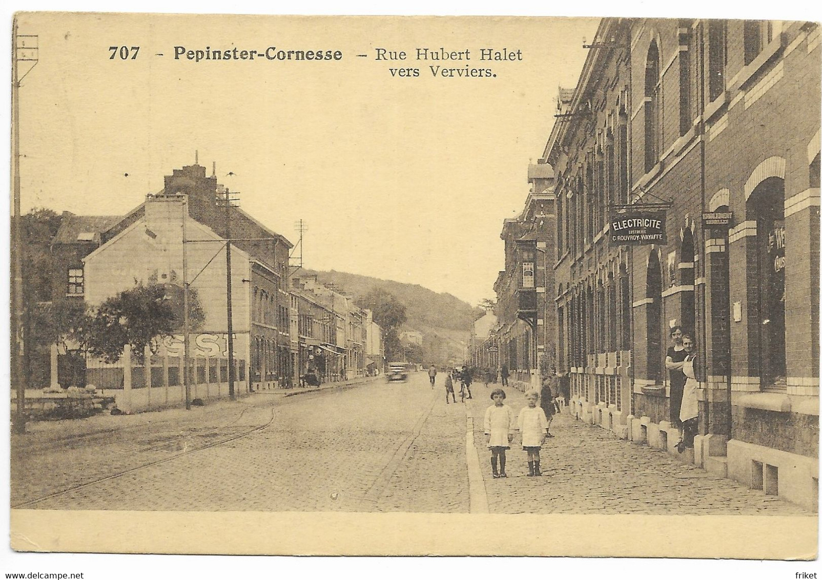 - 2161 -   PEPINSTER - CORNESSE  Rue Hubert Halet - Pepinster