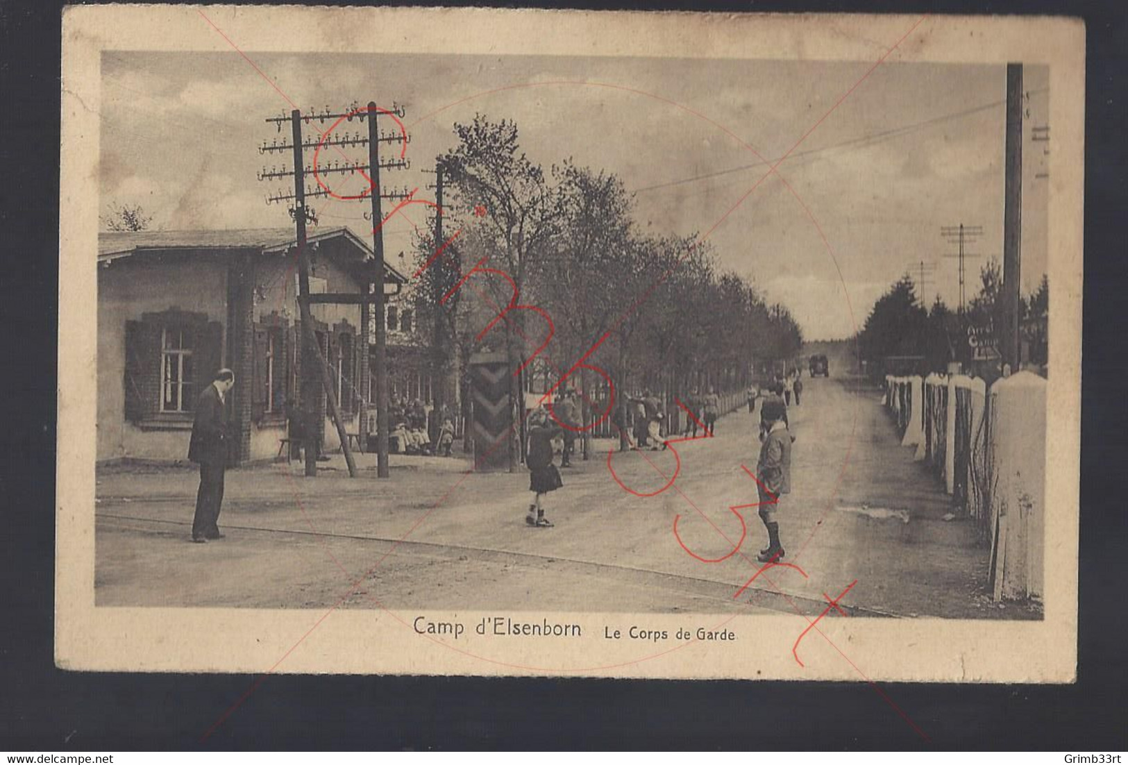 Camp D'Elsenborn - Le Corps De Garde - Postkaart - Elsenborn (camp)