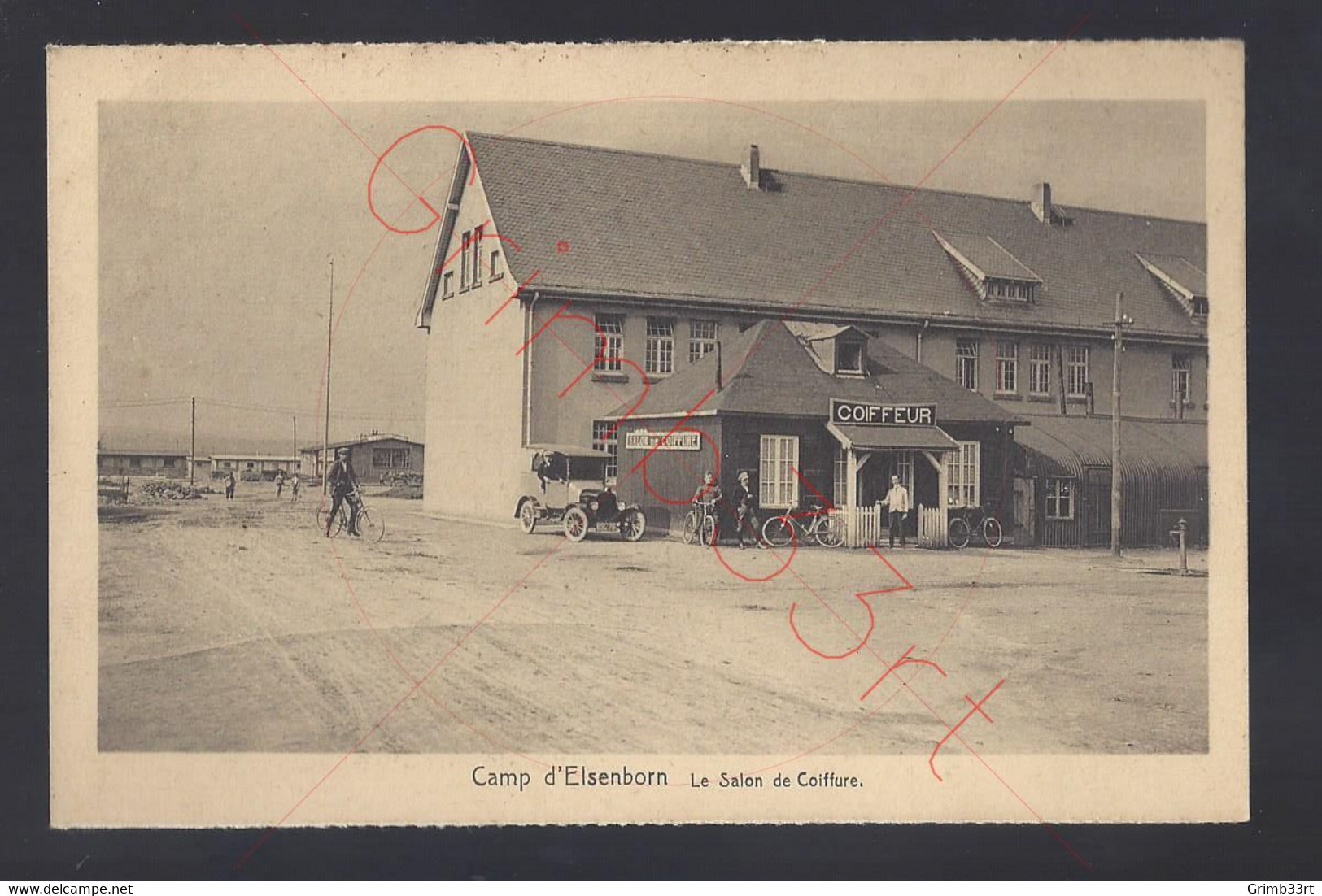 Camp D'Elsenborn - Le Salon De Coiffure - Postkaart - Elsenborn (camp)