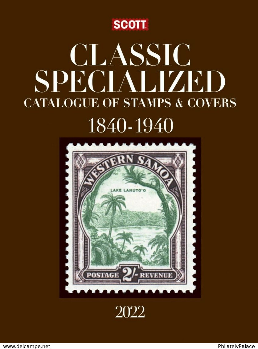 Scott Catalog 2022 Classic Specialized Catalogue Of Stamps And Covers 1840-1940 (**) Limited Edition - Motivkataloge