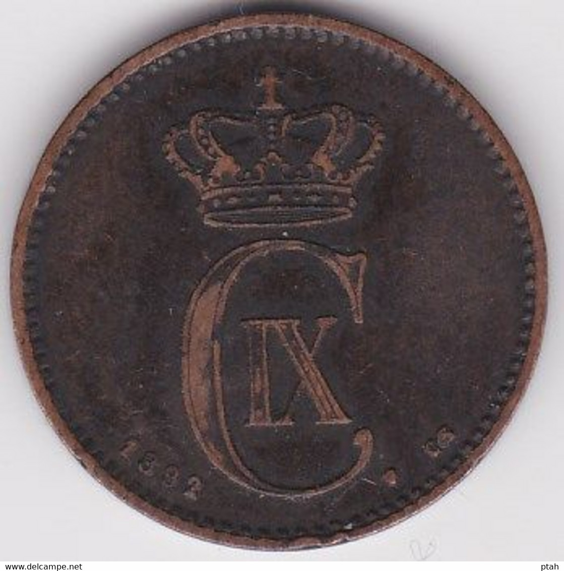 DENMARK, 2 øre 1892 - Dänemark