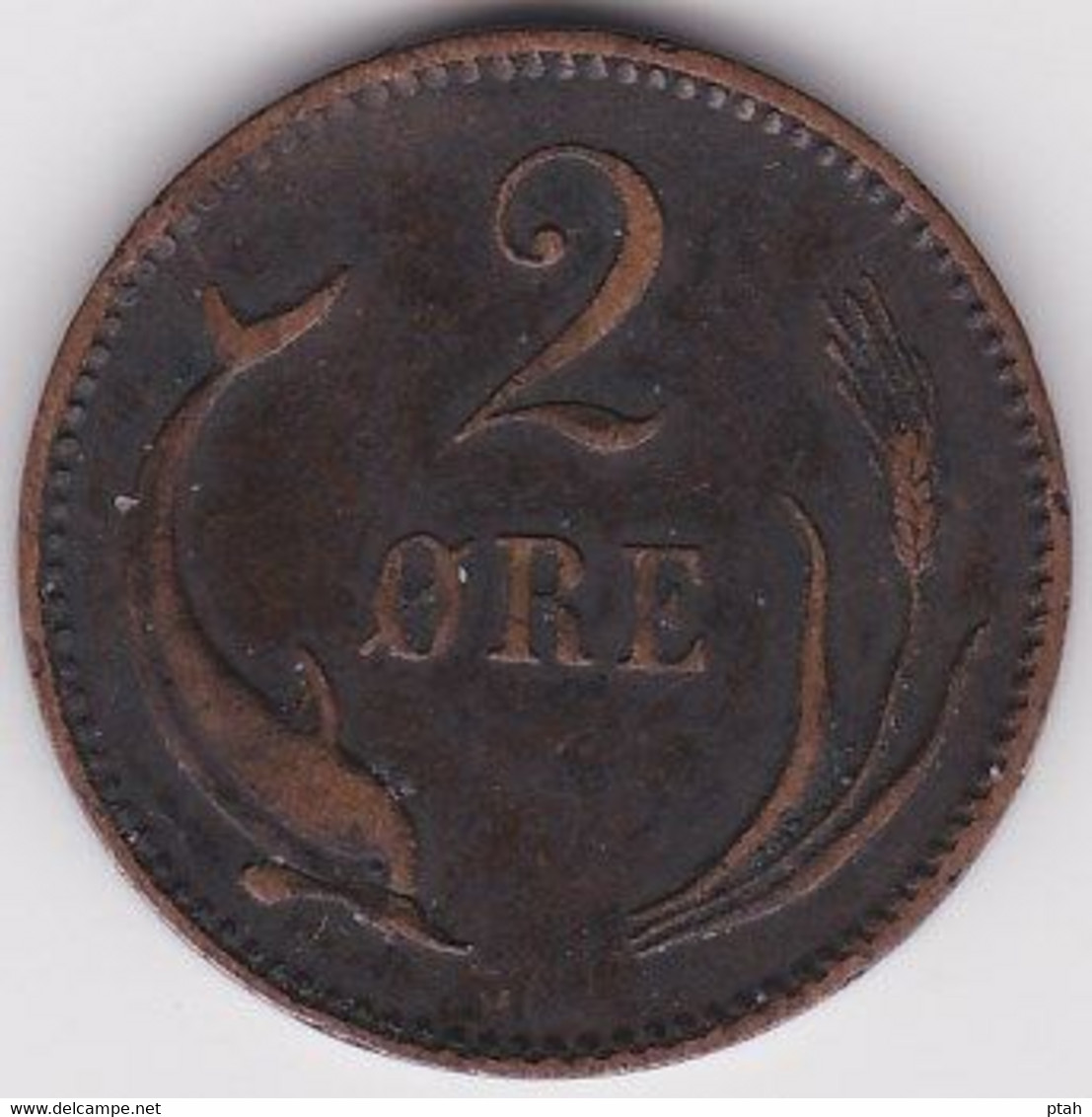 DENMARK, 2 øre 1892 - Dänemark