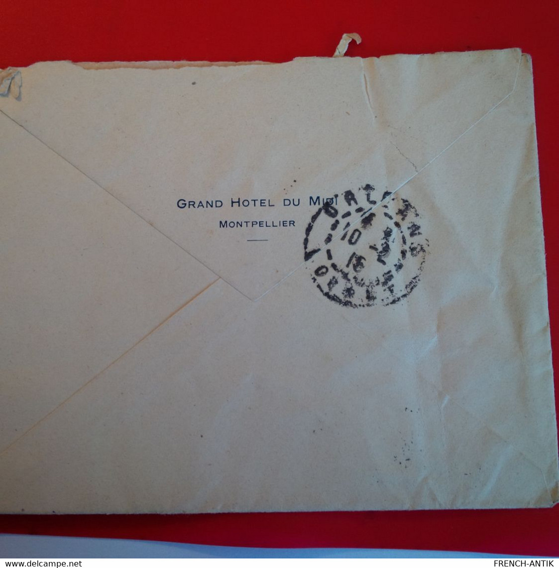 LETTRE MILITAIRE CACHET HOPITEL COMPLEMENTAIRE MONTPELLIER POUR CHATILLON SUR SEINE - Military Postage Stamps