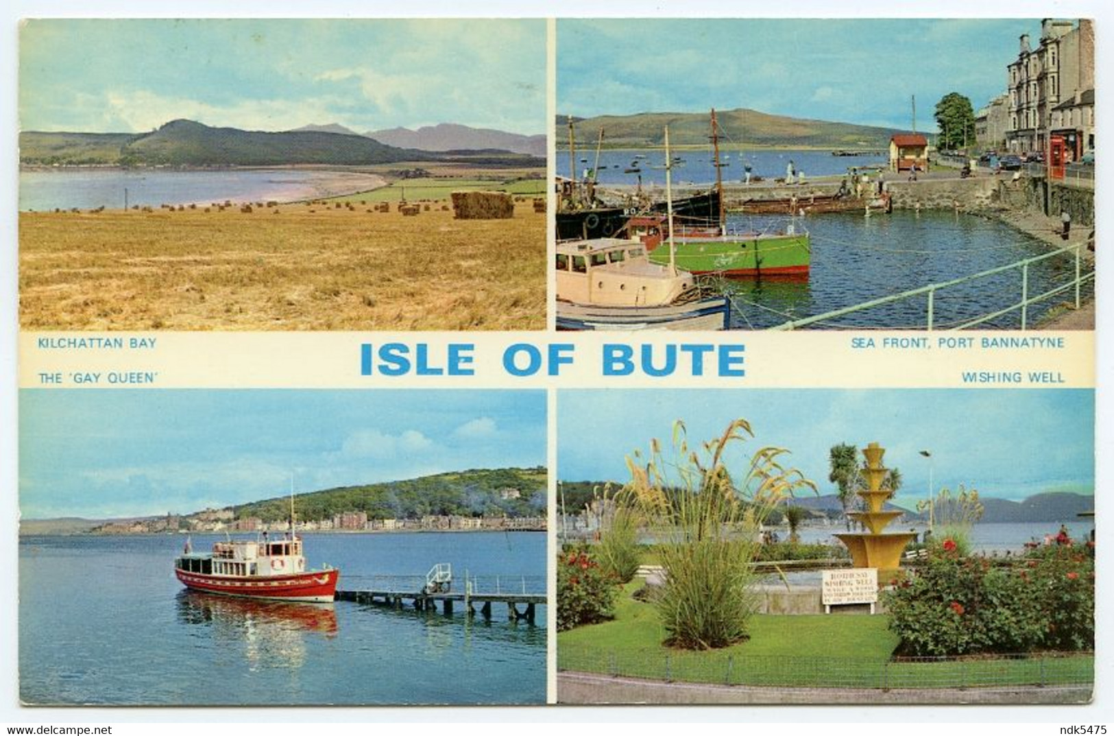 ISLE OF BUTE : (MULTIVIEW) / ADDRESS - ABERYSTWYTH, PONTERWYD, ERWYD COTTAGE (WILLIAMS) - Bute