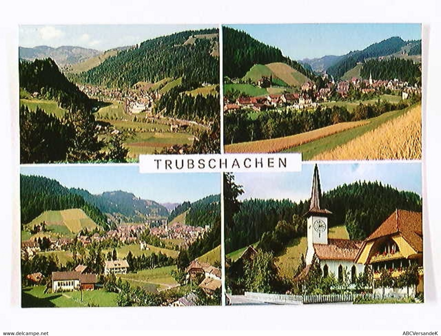 Trubschachen I. Emmental, 4 Ansichten, Mehrbild-AK, Ungelaufen, Ca. 1970 - Trub