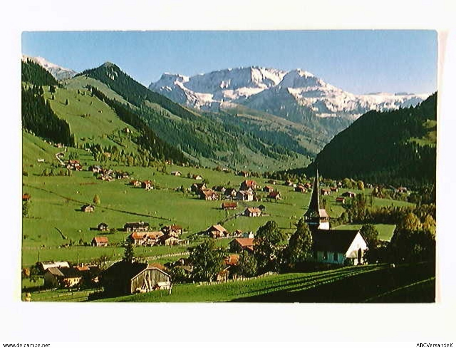 Wildstrubel, St. Stephan I. S., Panoramaansicht, AK, Ungelaufen, Ca. 1970 - Trub