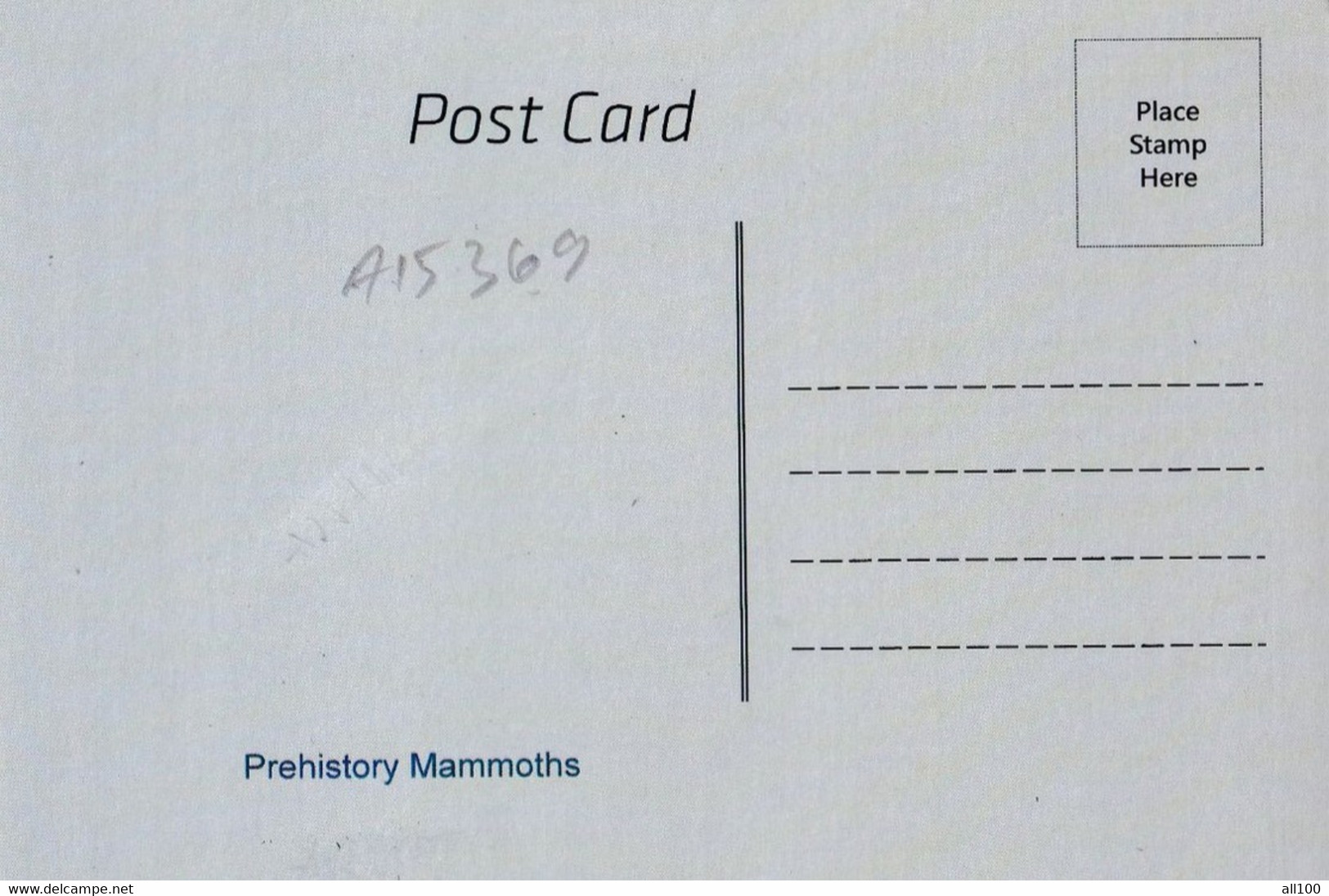 A15369 - PREHISTORY  POSTCARD UNUSED - Préhistoire