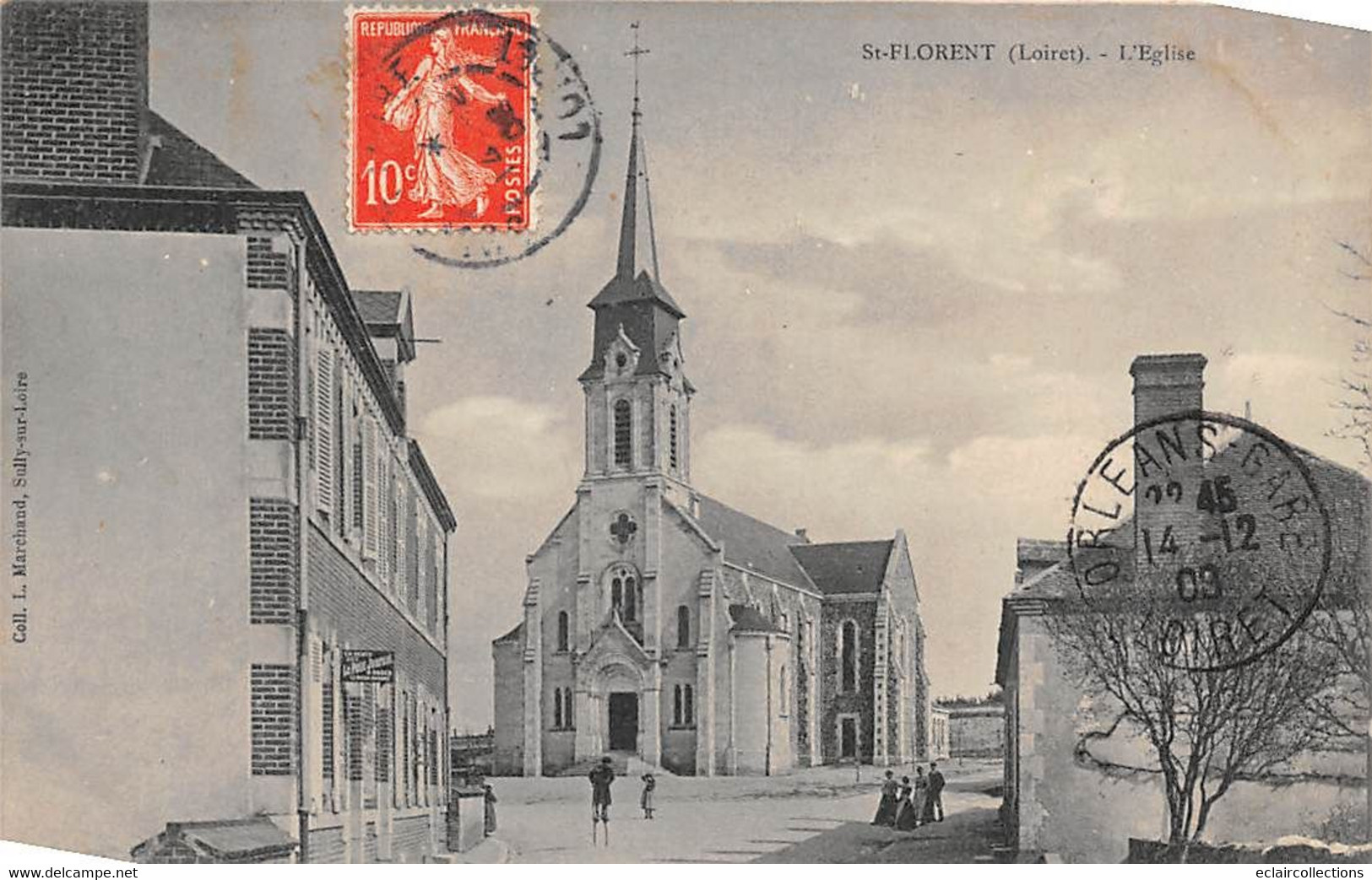 Saint-Florent       45         Place Et Eglise              (voir Scan) - Andere & Zonder Classificatie