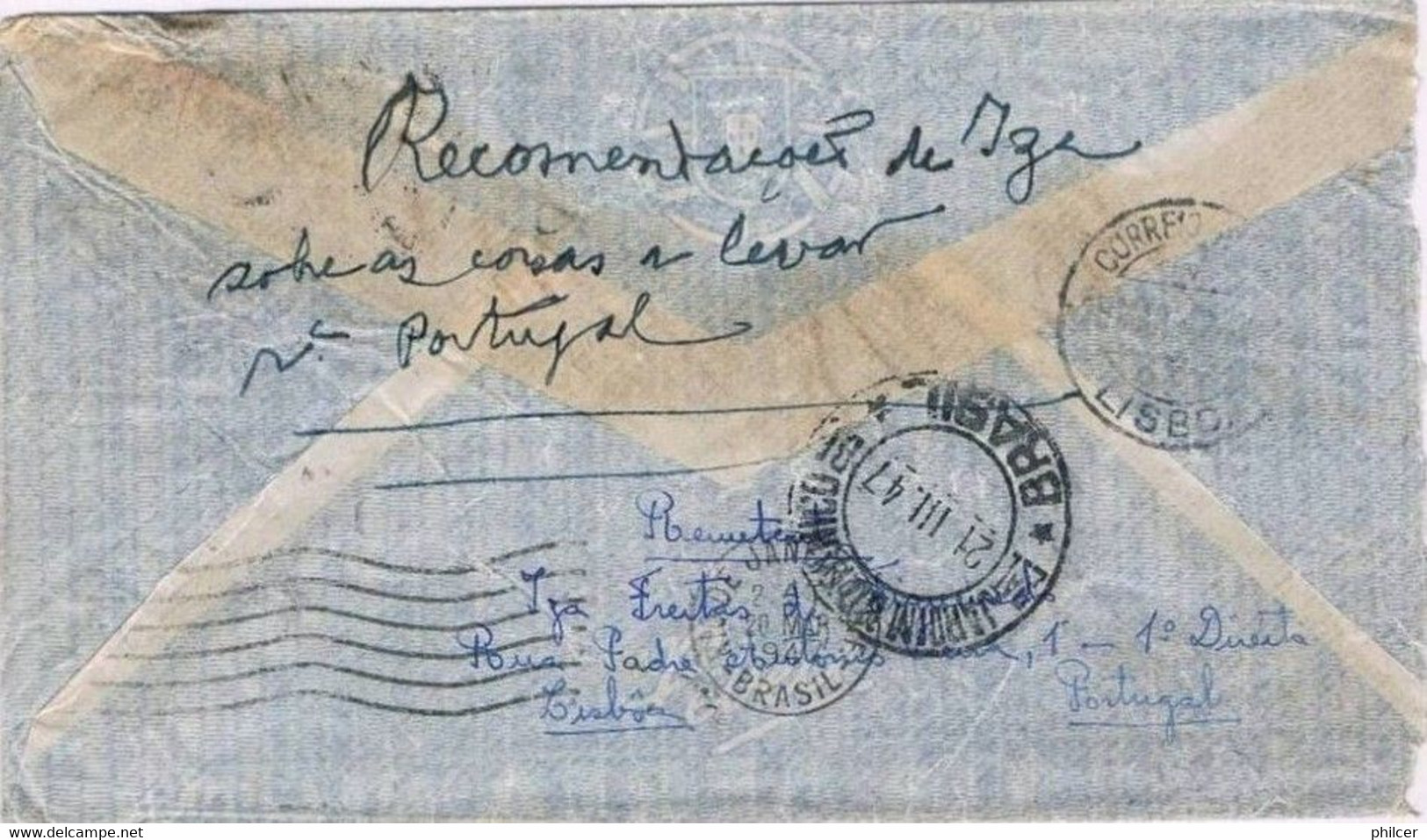 Portugal, 1947, Lisboa-Rio De Janeiro - Used Stamps