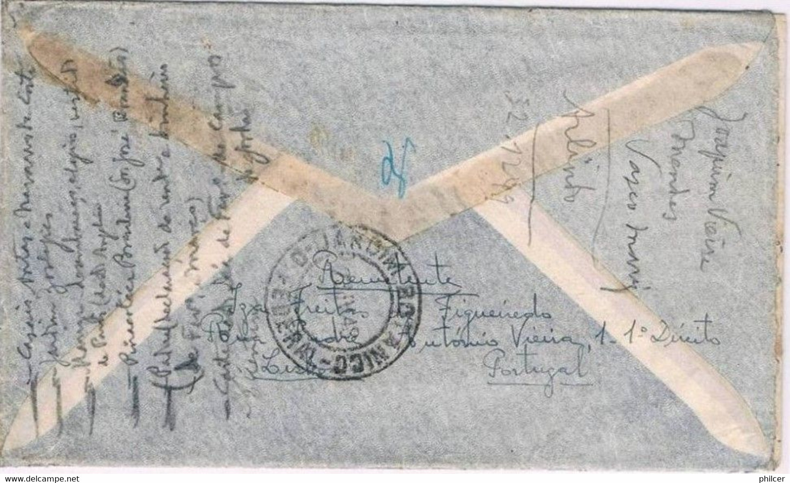 Portugal, 1948, Correio Aéreo Lisboa-Rio De Janeiro - Oblitérés