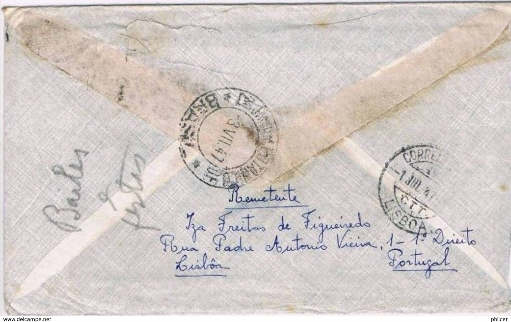 Portugal, 1947, Correio Aéreo Lisboa-Rio De Janeiro - Used Stamps