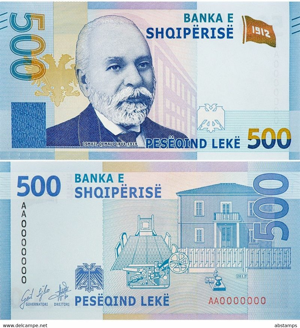 NEW Albania 500 Leke 2020 (2022) Paper Money, Banknotes. UNC - Albanie