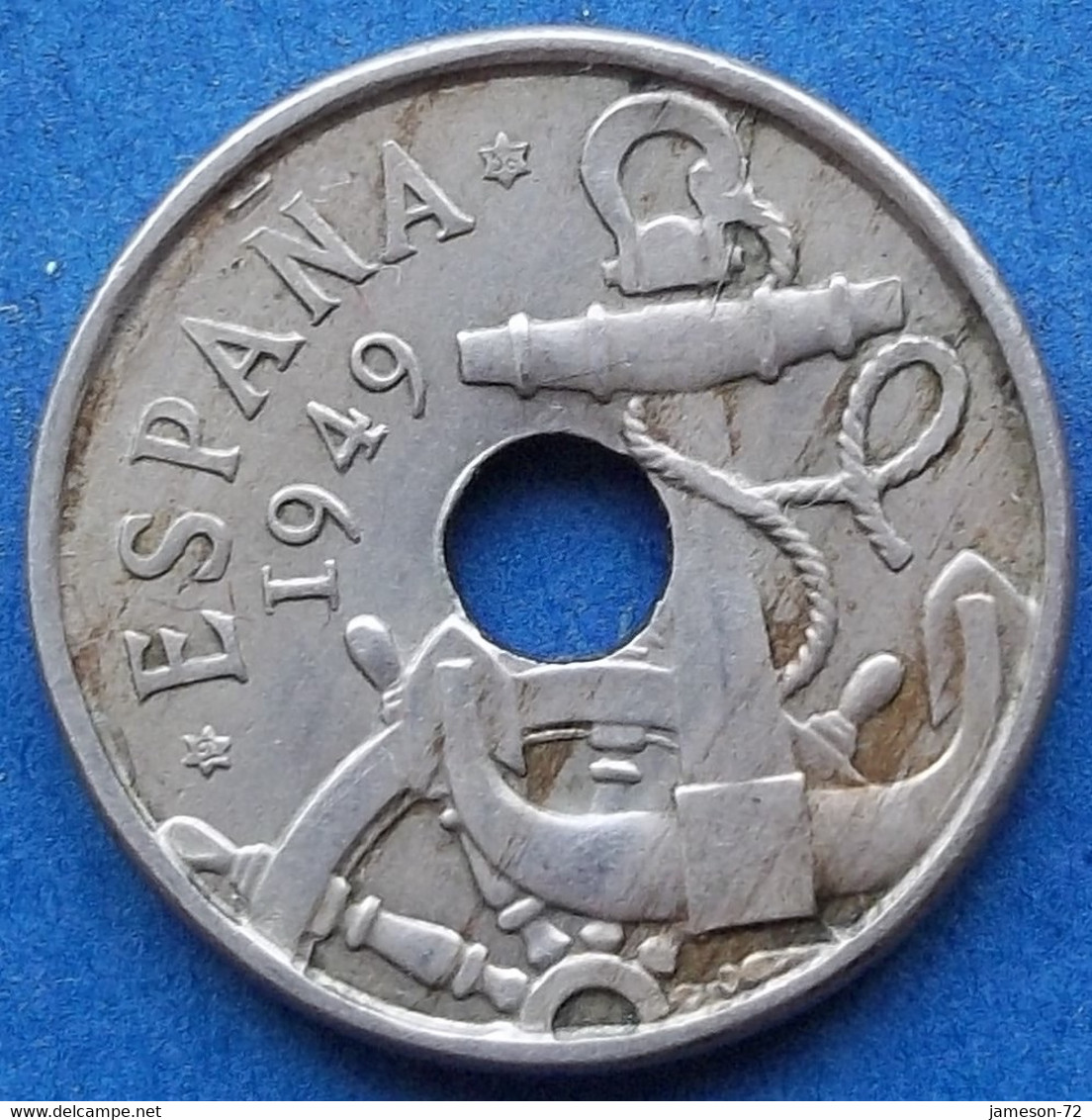 SPAIN - 50 Centimos 1949 *56 KM# 777 F. Franco (1936-1975) - Edelweiss Coins - 50 Céntimos