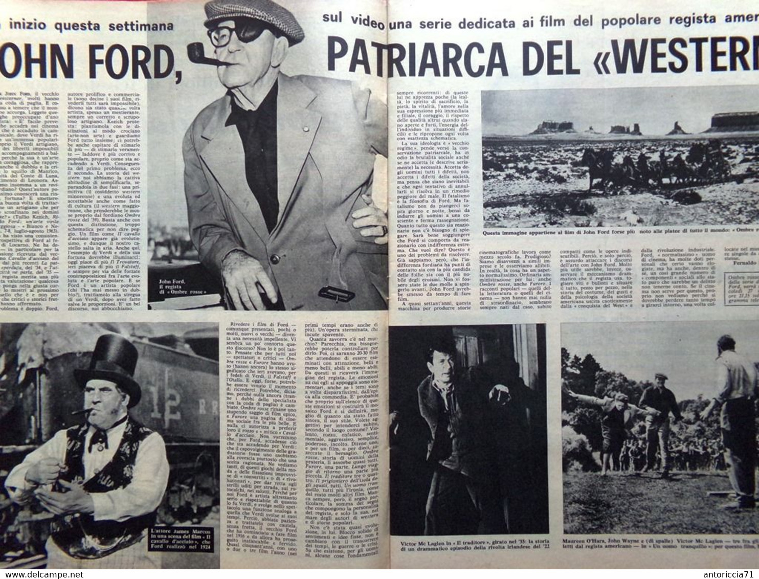 Radiocorriere TV Del 24 Novembre 1963 John Wayne Ford Tomasi Remarque Jack Webb - Télévision