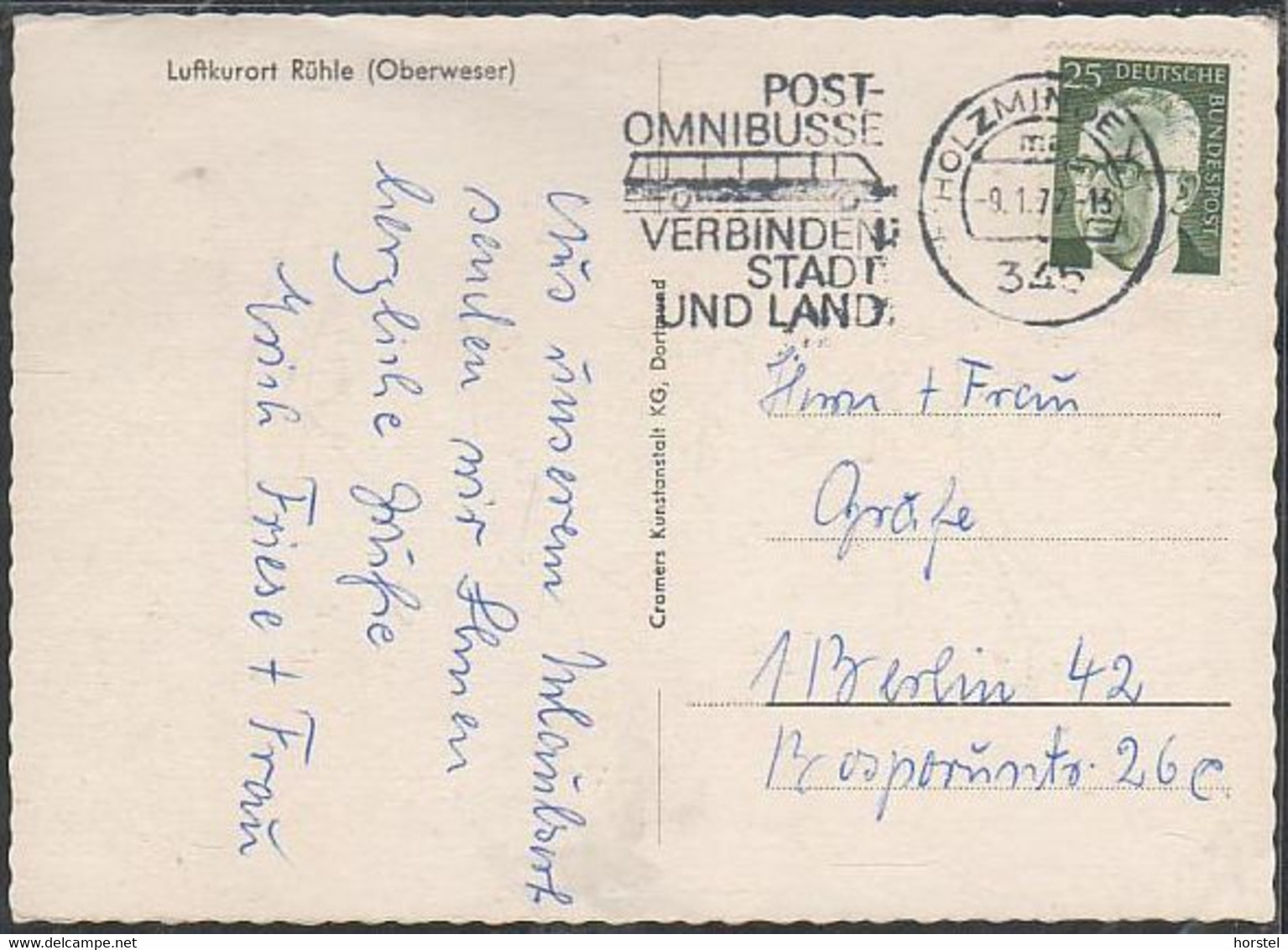 D-37619 Bodenwerder - Rühle - Oberweser - Raddampfer - Nice Stamp - Bodenwerder