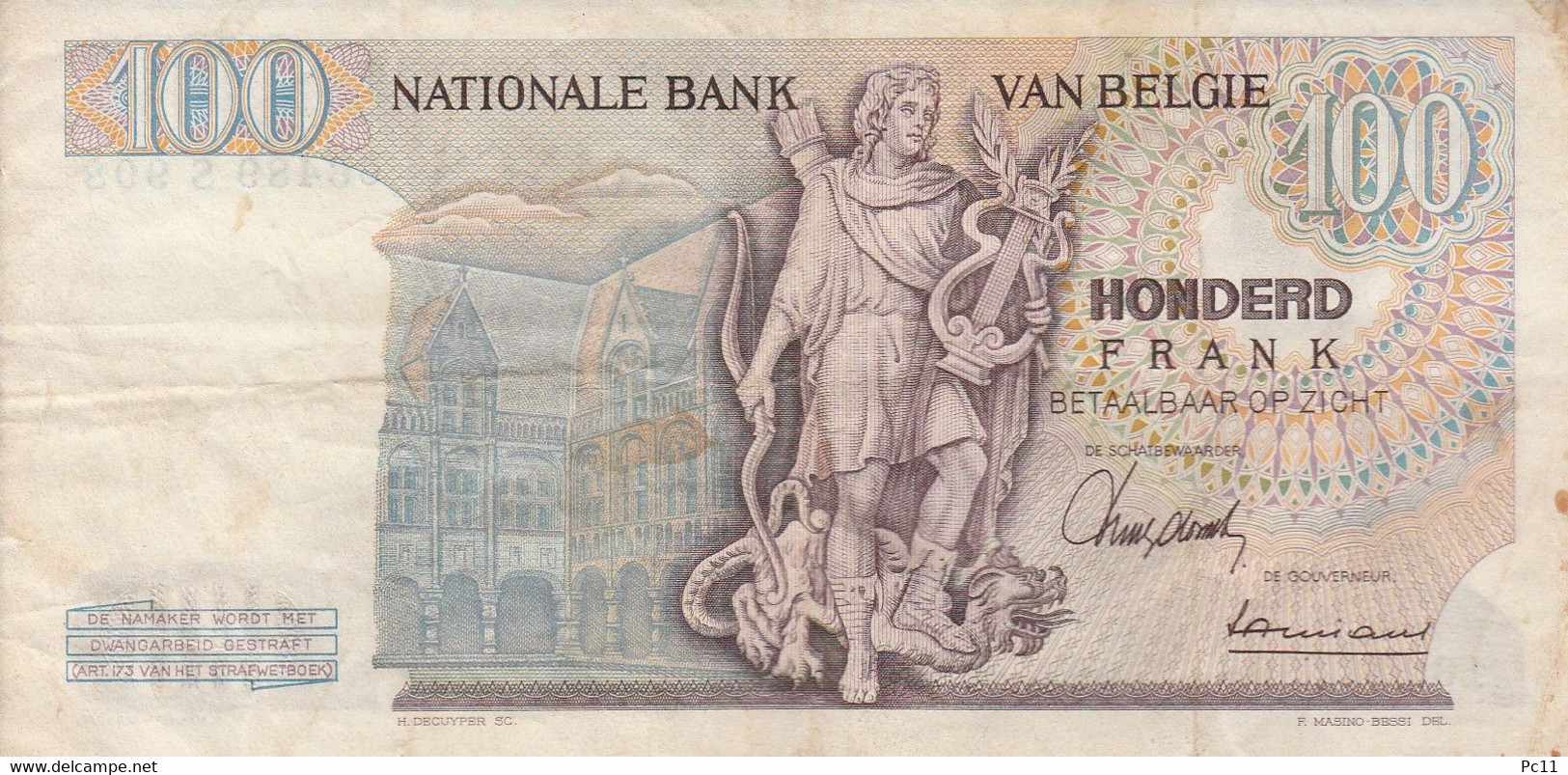 1 Billet De 50F Et 1 Billet De 100F Belges Des 06.01.1967 Et 16.05.1966 - 1000 Francs