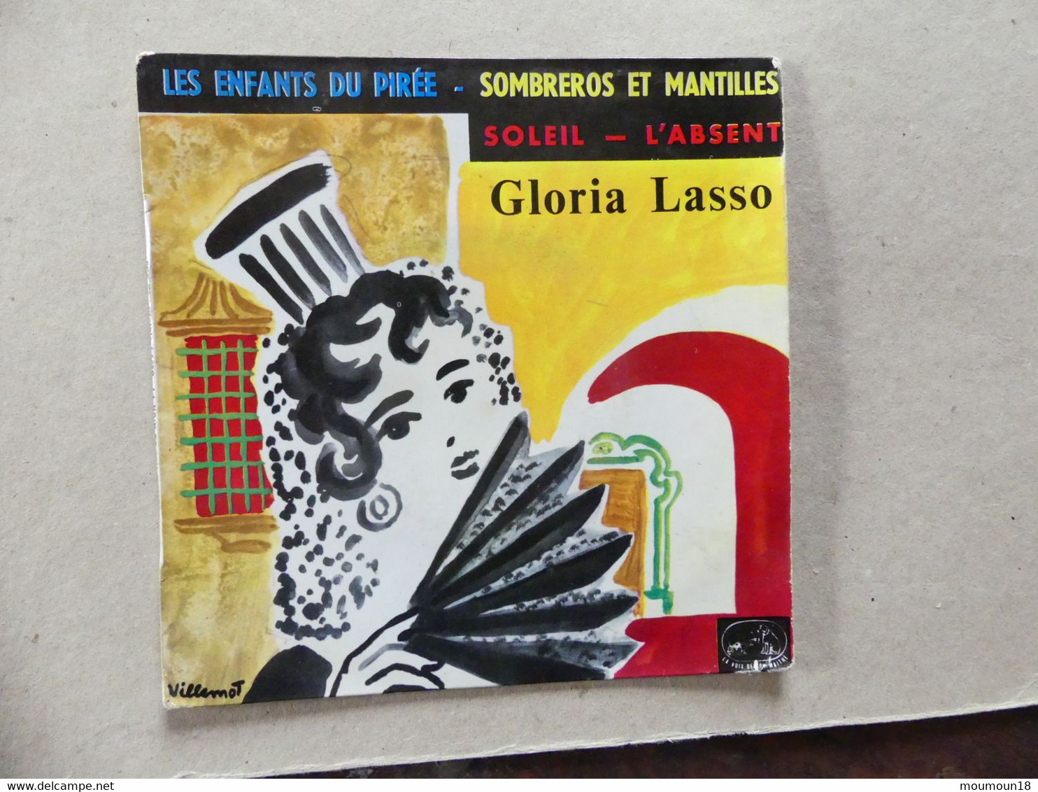 Gloria Lasso Les Enfants Du Pirée EGF488 Marconi - 45 T - Maxi-Single
