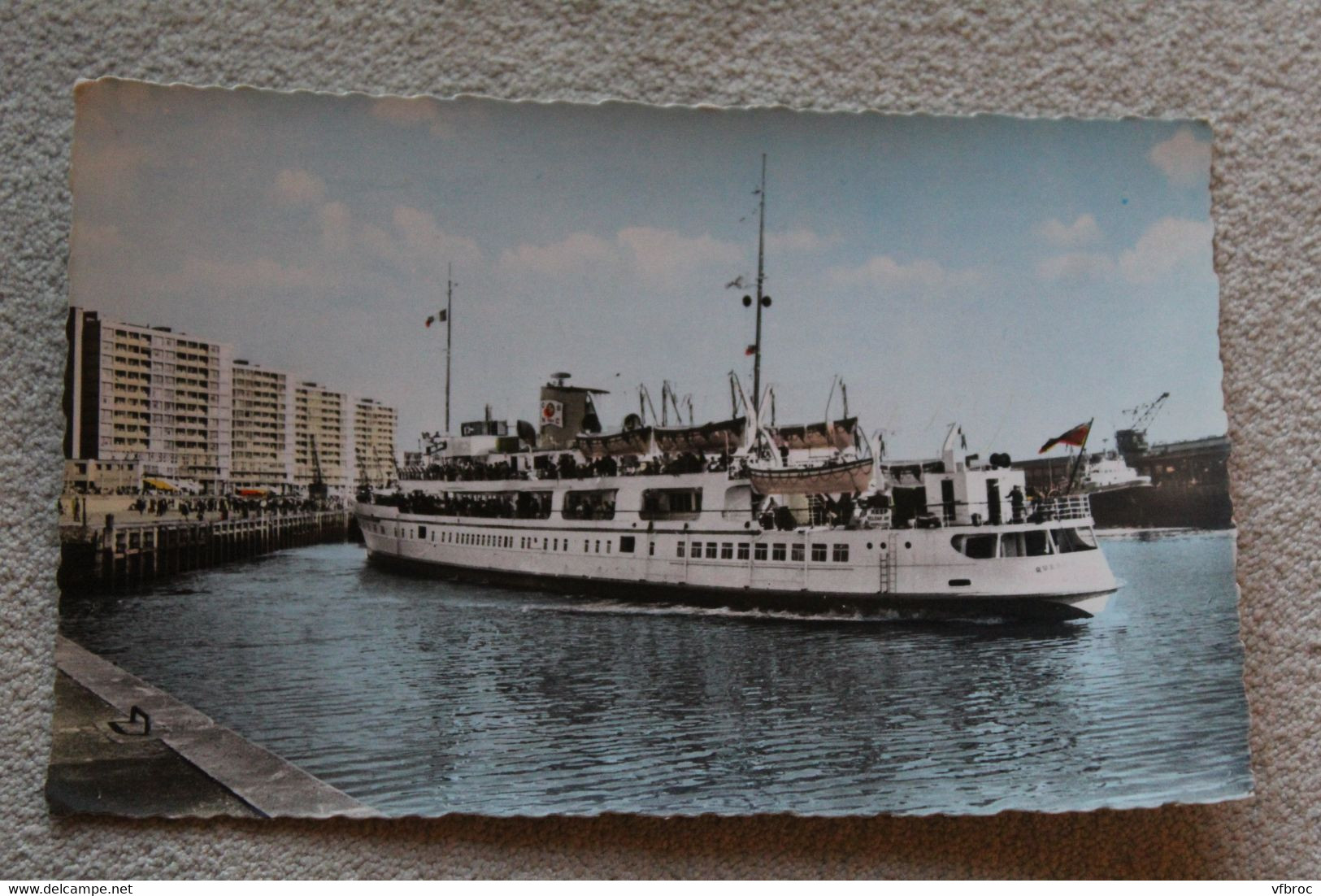 G758, Cpsm, Boulogne Sur Mer, Queen Of The Channel, Bateaux, Pas De Calais 62 - Paquebots