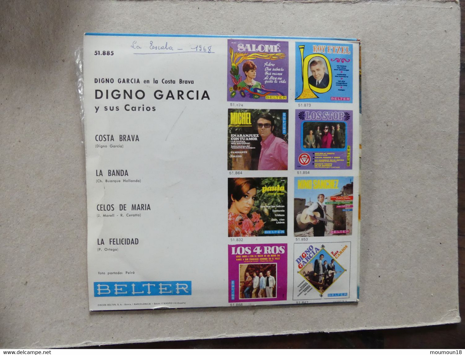 Digno Garcia En La Costa Grava 51885 Belter - 45 T - Maxi-Single