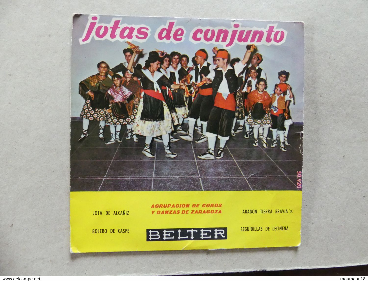 Jutas De Conjunto Agrupacion De Coros Y Danzas De Zaragoza 91450B Belter - 45 T - Maxi-Single