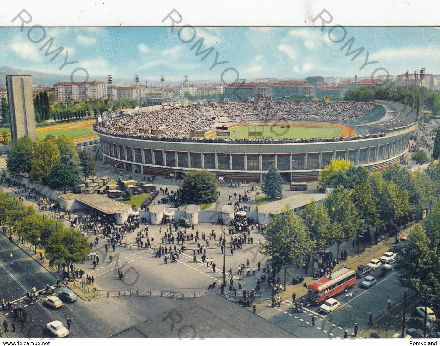 CARTOLINA  TORINO,PIEMONTE,LO STADIO COMUNALE,STORIA,CULTURA,MEMORIA,RELIGIONE,IMPERO ROMANO,BELLA ITALIA,NON VIAGGIATA - Estadios E Instalaciones Deportivas