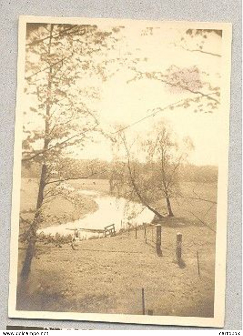 Naarden, Oud - Valkeveen ( 2 X Origineel Fotootje  (geen Prentbriefkaart) (5,5 X 8 Cm) - Naarden