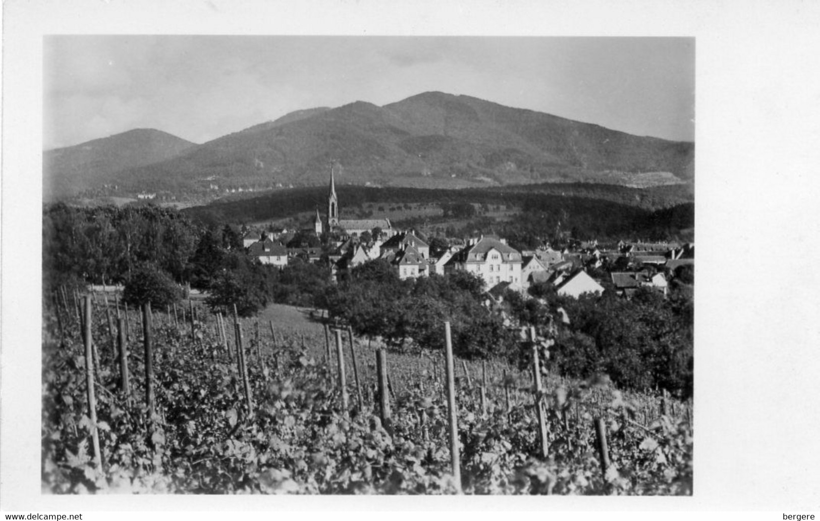 Allemagne - CPSM Photo - MULLHEIM - La Ville - église - Temple Protestant - Scan Du Verso - - Muellheim