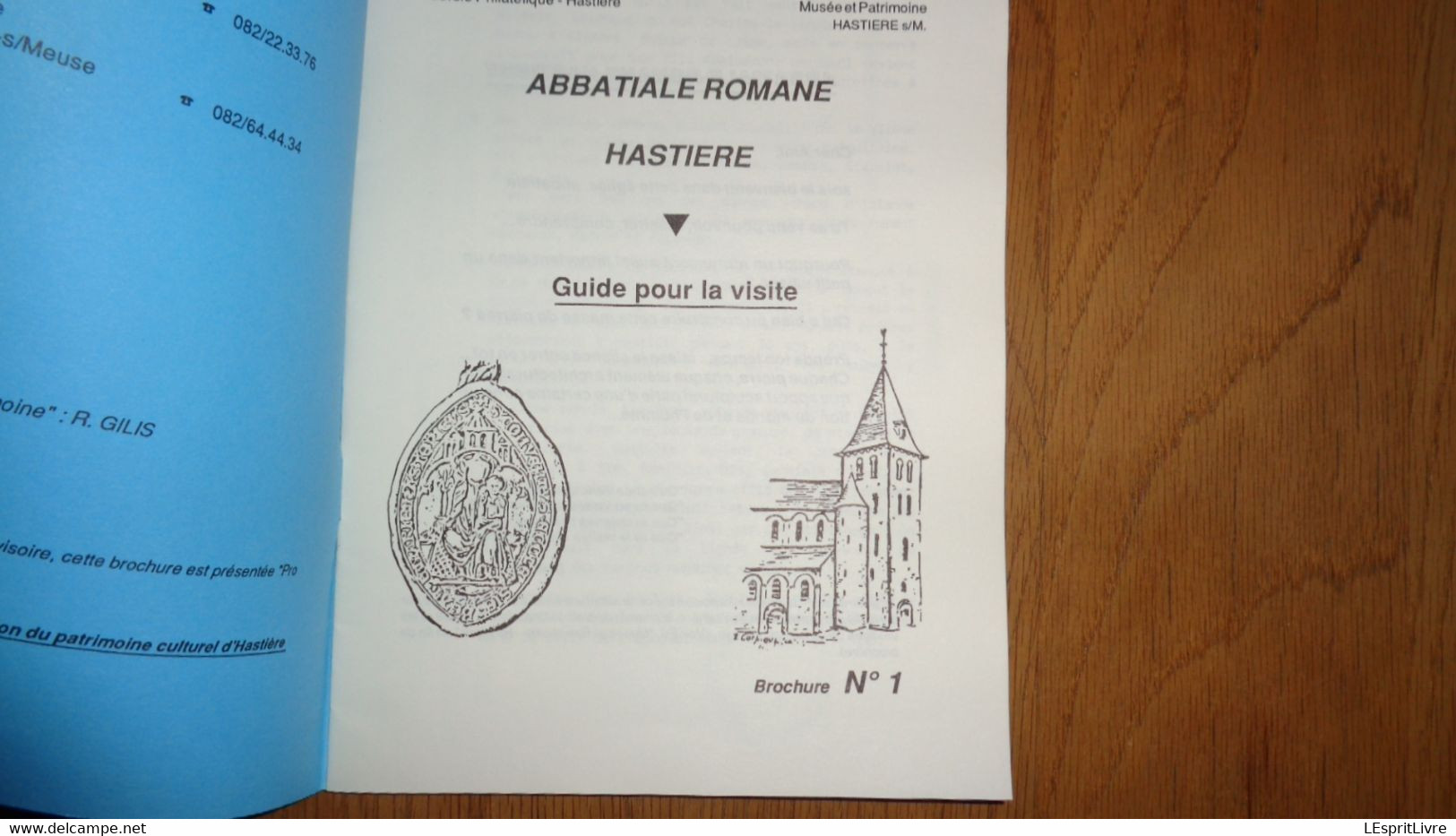 ABBATIALE ROMANE HASTIERE Guide Pour La Visite Régionalisme Architecture Religieuse Eglise Entre Sambre Et Meuse - Belgique