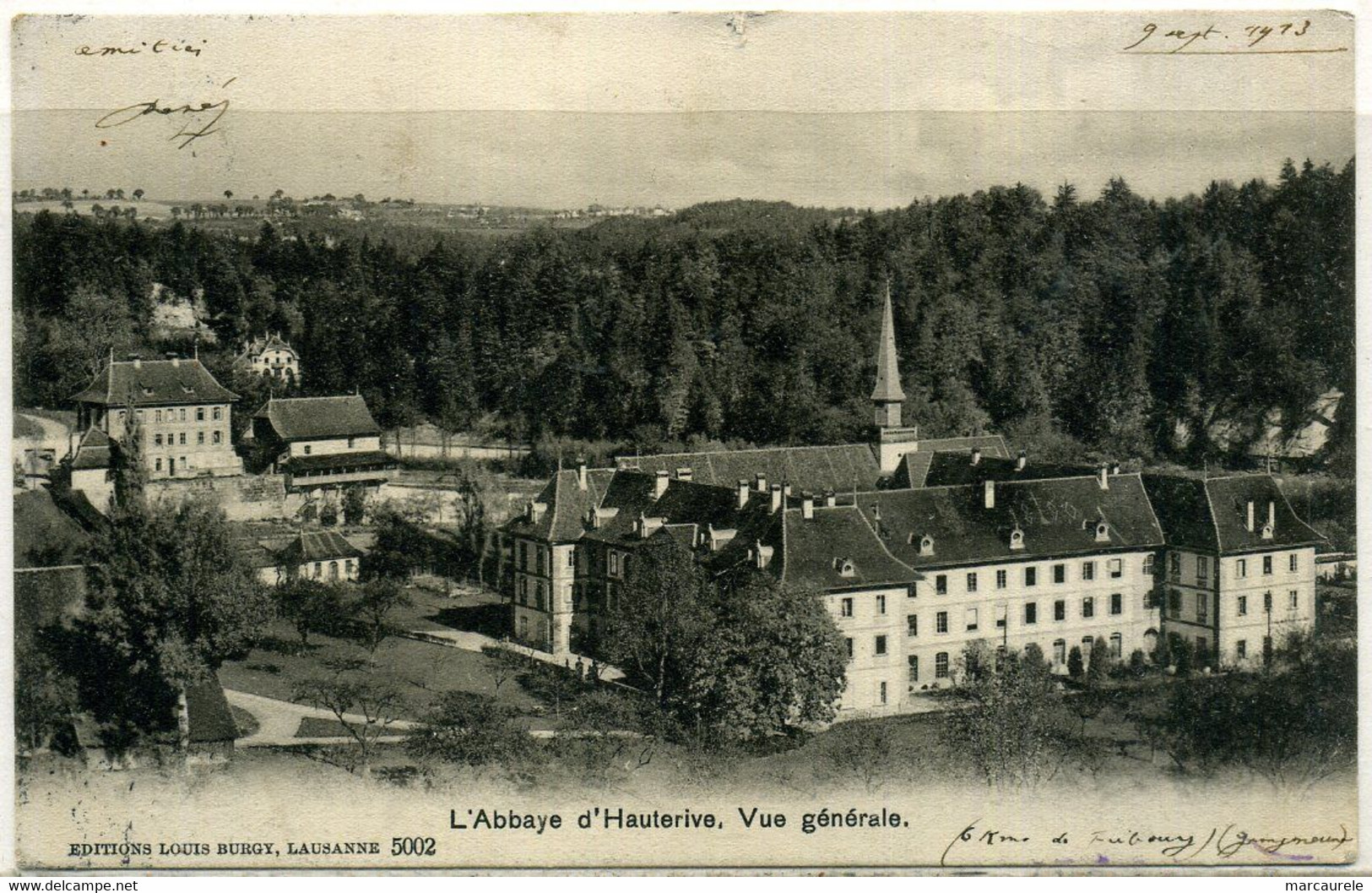 Cpa  Suisse L'Abbaye D'Hauterive - Hauterive