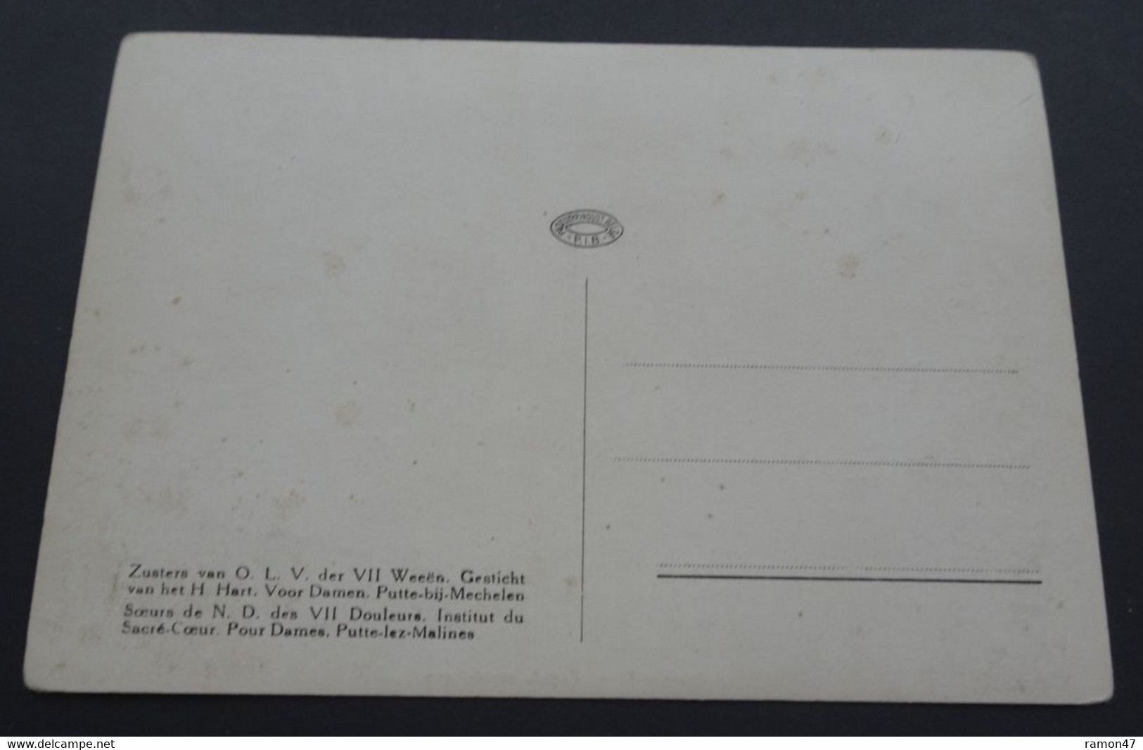 Putte-bij-Mechelen - Zusters Van O.L.V. Der VII Weeën.  Gesticht Van Het H. Hart.  Voor Damen. - Putte