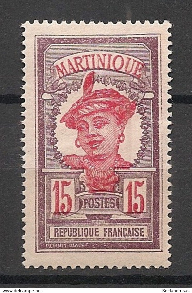 MARTINIQUE - 1908-18 - N°Yv. 66 - Martiniquaise 15c - Neuf Luxe ** / MNH / Postfrisch - Unused Stamps