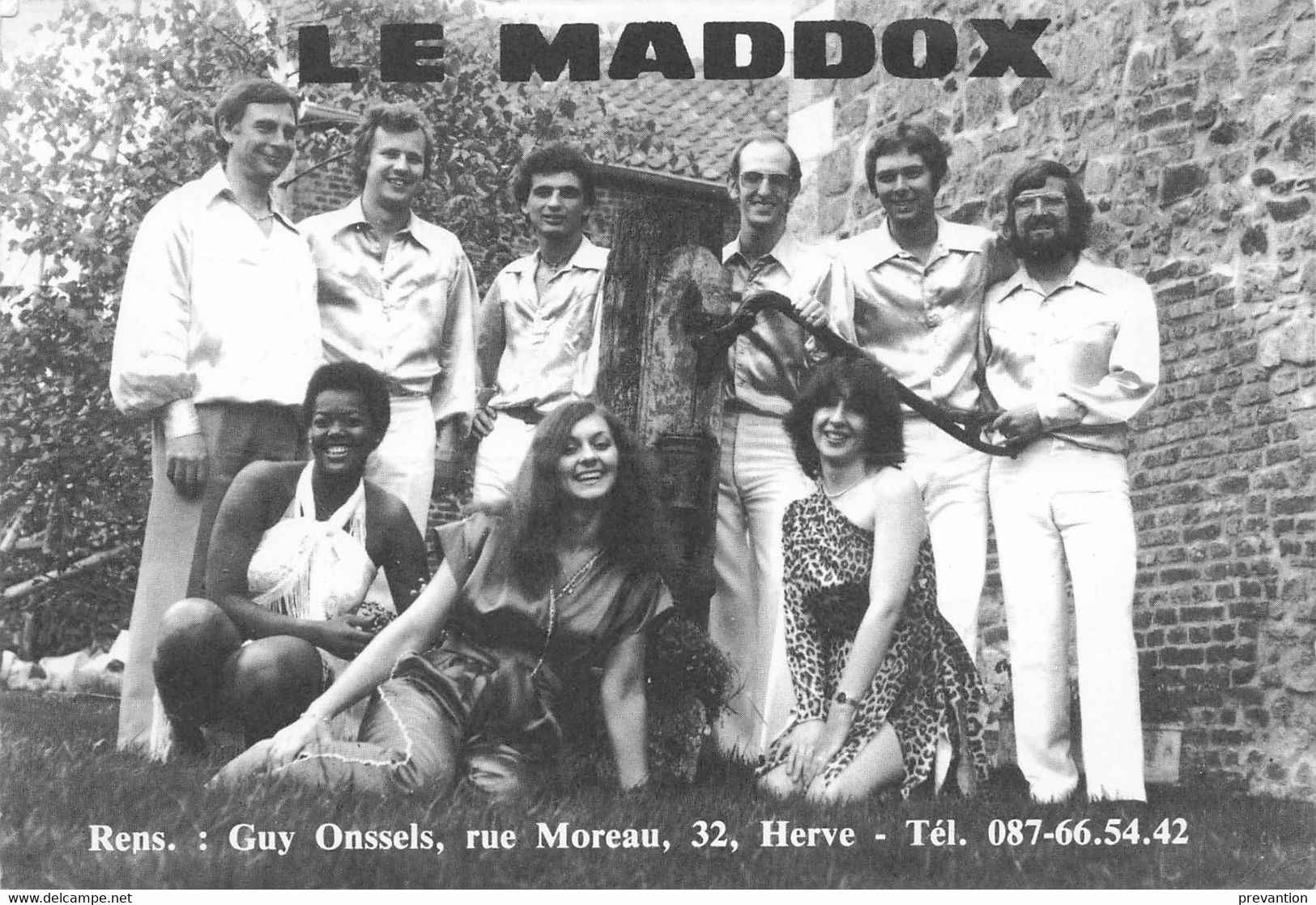 "Photo Du Groupe "LE MADDOX"- Renseig: Guy Onssels, Rue Moreau, 32, HERVE - Herve