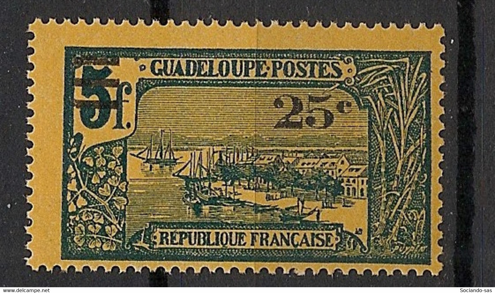 GUADELOUPE - 1924-27 - N°Yv. 89 - 25 Sur 5f - Neuf Luxe ** / MNH / Postfrisch - Unused Stamps