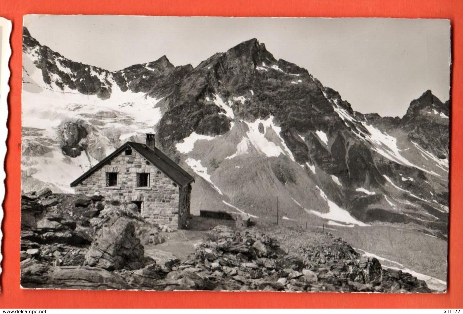 ZNF-34  Anniviers  Cabane Moiry  Tampon De La Cabane .  Gyger 18590 Circulé - Anniviers