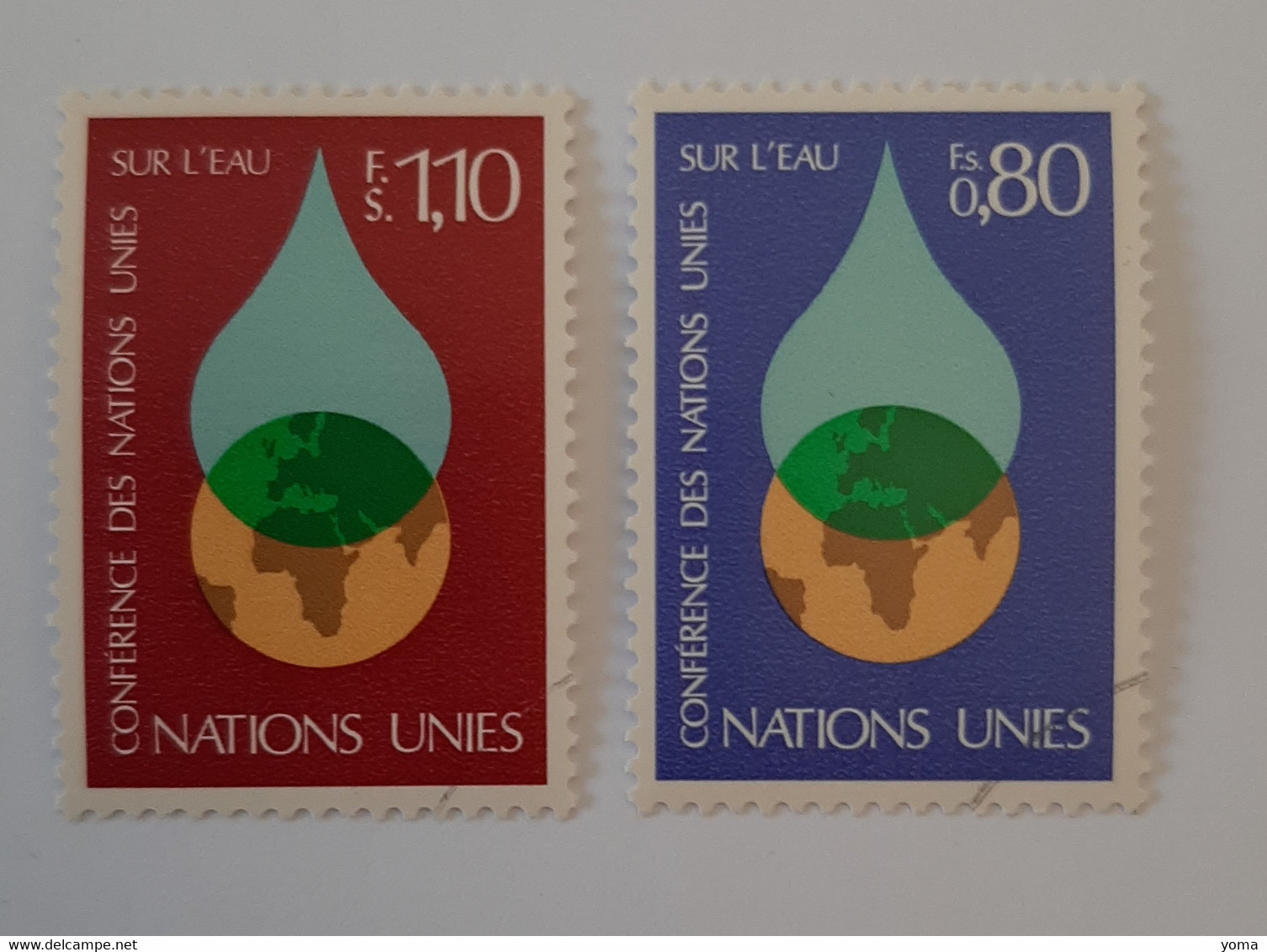 N° 64 Et 65       Conférence Des Nations-Unies Sur L' Eau - Usati