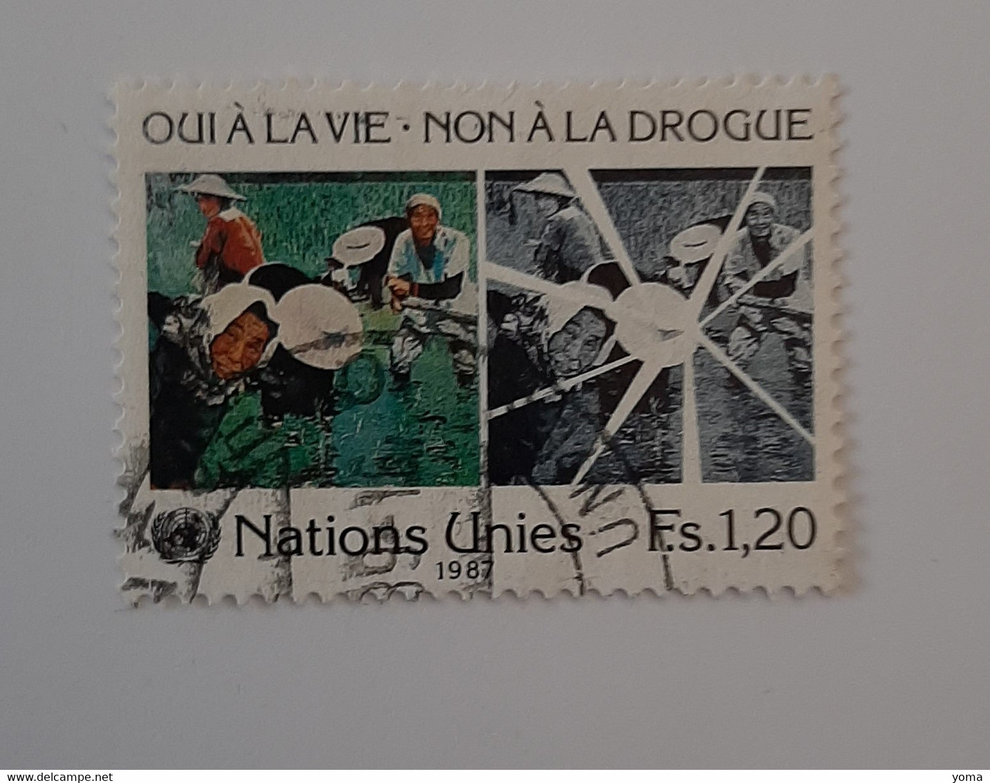 N° 157       Oui à La Vie  -  Non à La Drogue - Used Stamps