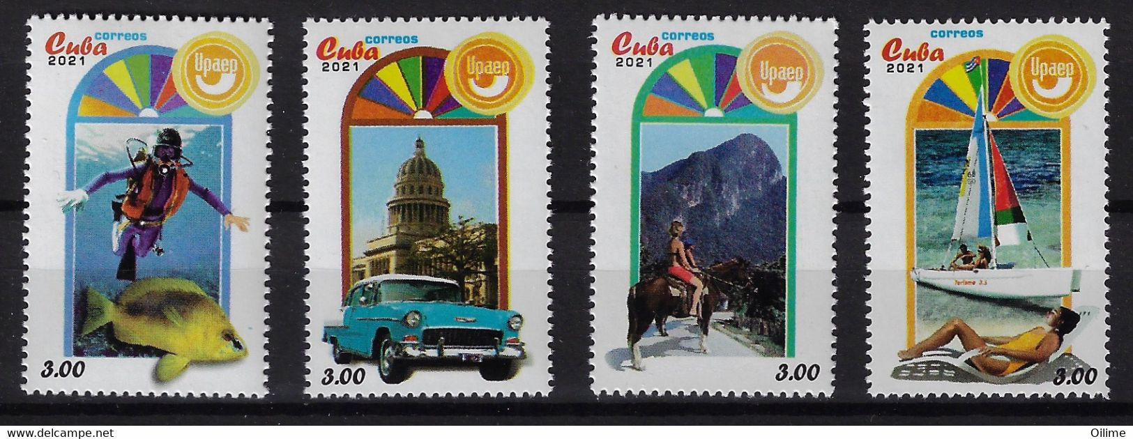 CUBA 2021. UPAEP TURISMO. MNH - Unused Stamps