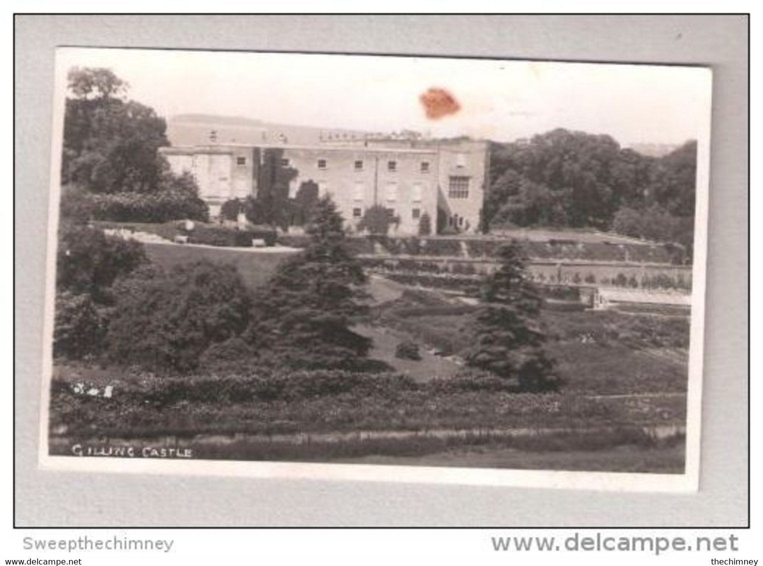 RP Gilling Castle North Yorkshire TOPIARY STATELY HOME  COUNTRY HOUSE GARDENS Unused - Andere & Zonder Classificatie