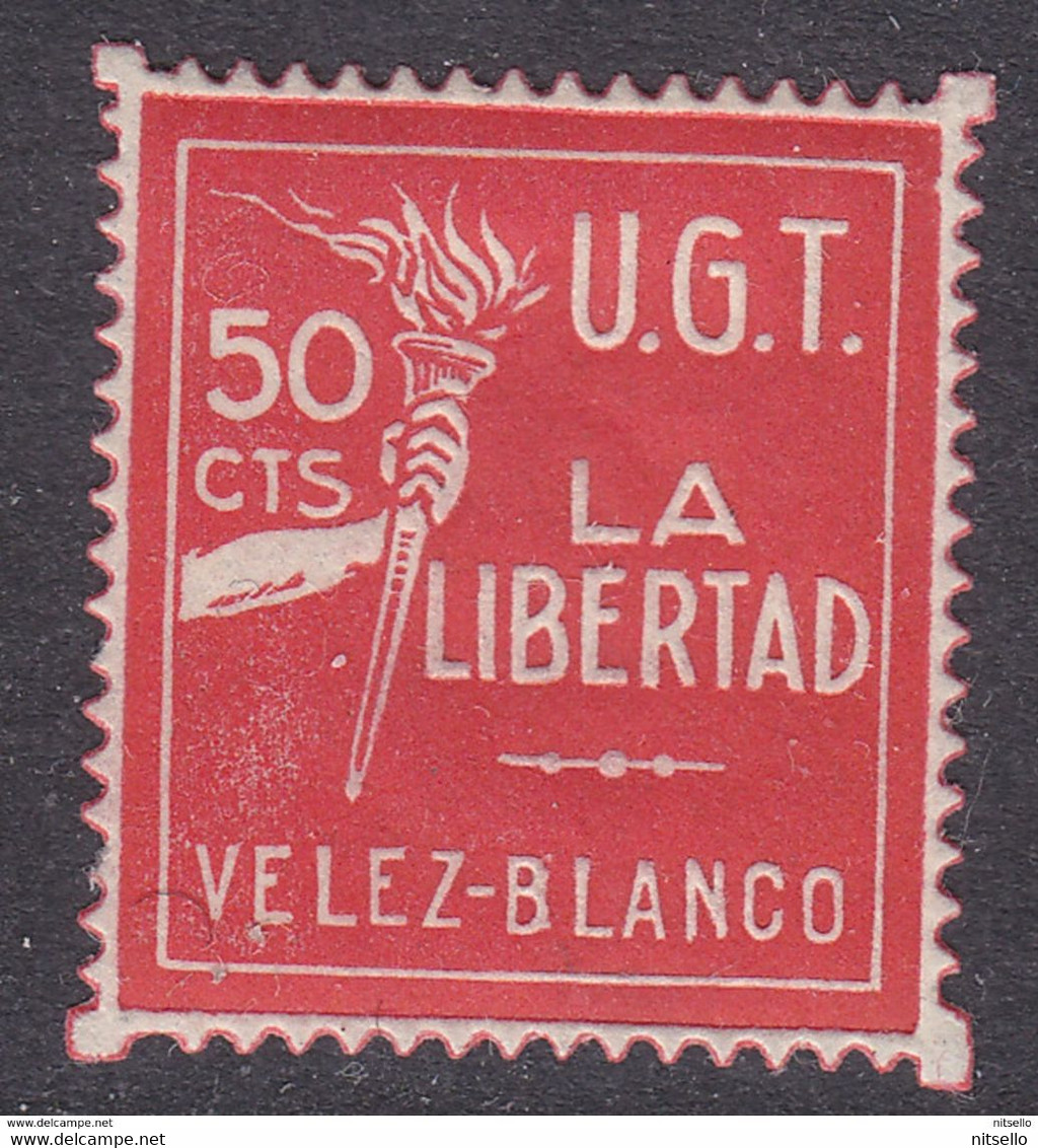 LOTE 2230  ///  (C100)  GUERRA CIVIL - VELEZ-BLANCO (ALMERÍA) Nº 1402 G.GUILLAMON // Nº 1 FESOFI-SOFIMA **MNH - Nationalistische Ausgaben