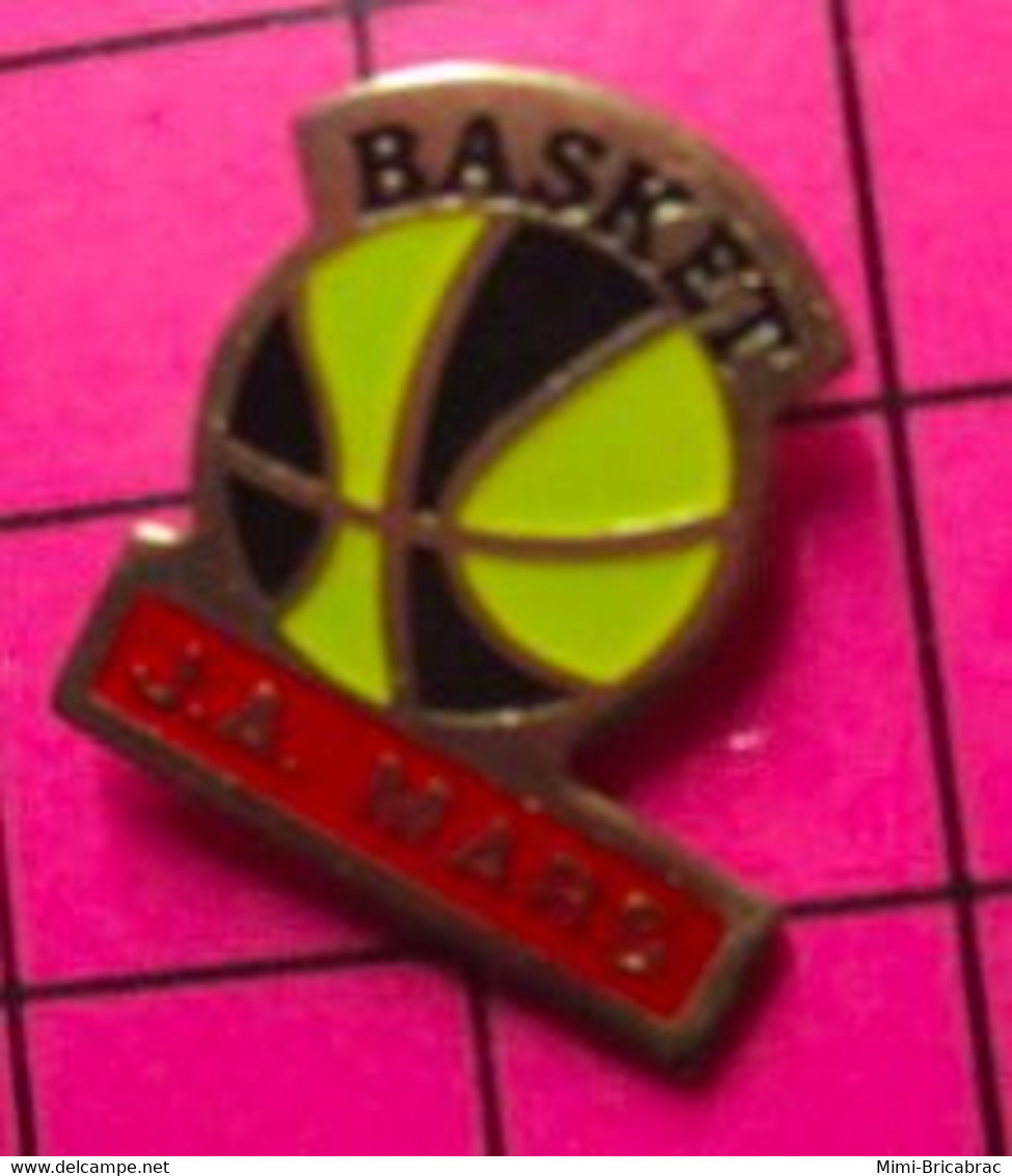 613G Pin's Pins / Beau Et Rare / THEME SPORTS / BASKET-BALL CLUB J.A. MARS - Basketball