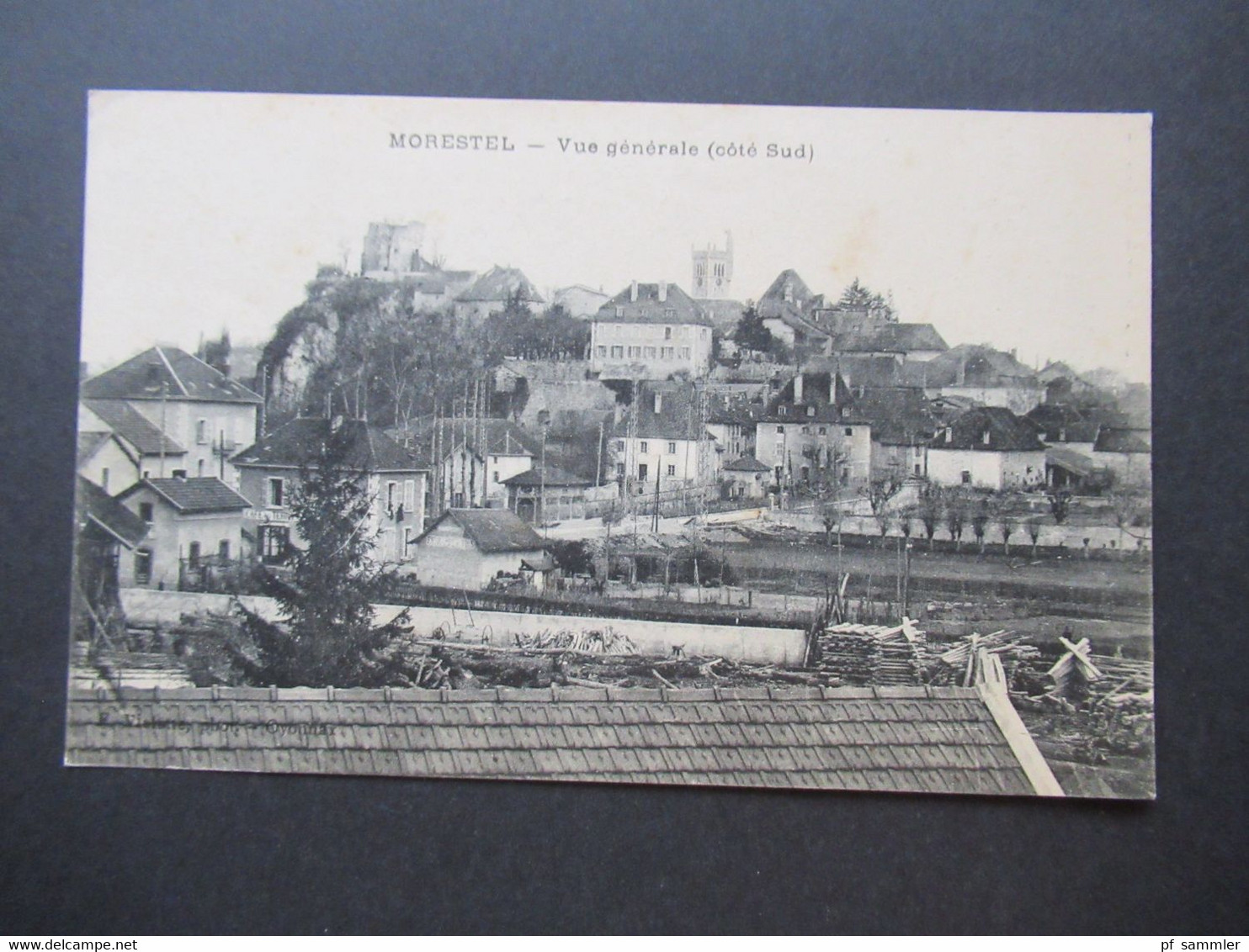 AK Frankreich Um 1920 Morestel Vue Generale (cote Sud) Mit Burg / Festung - Morestel
