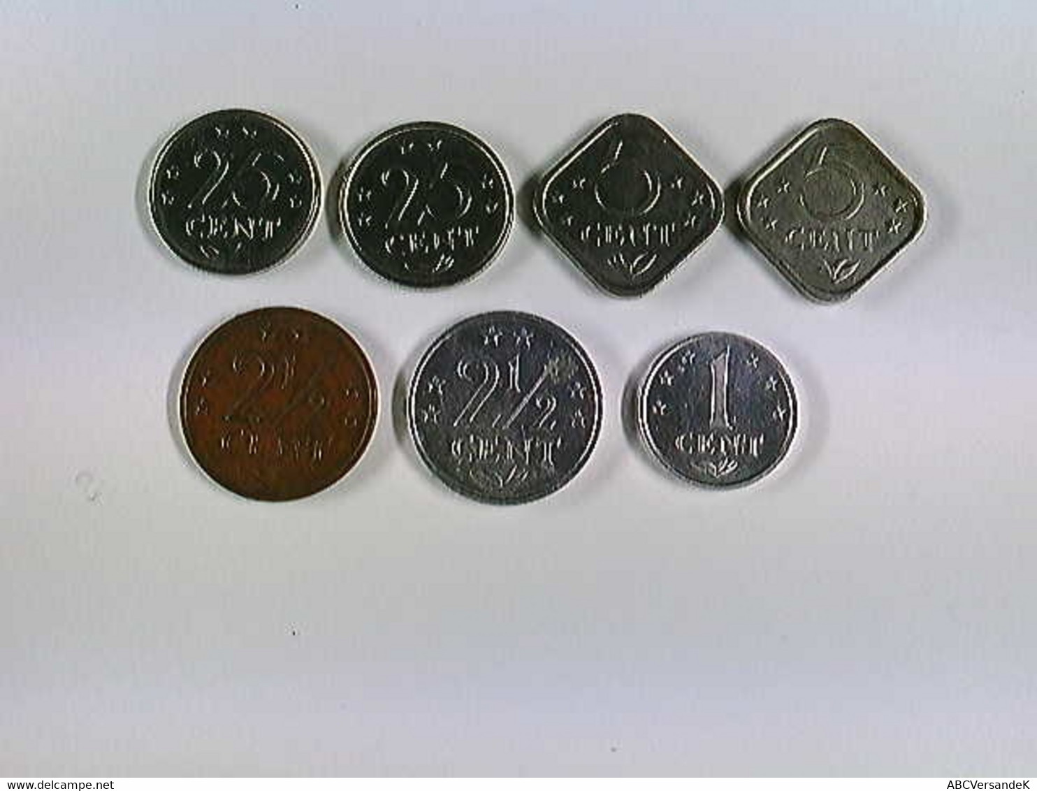 Münzen Nederlandse Antillen, 7 Münzen, Konvolut, 1975 - 1984 - Numismatiek