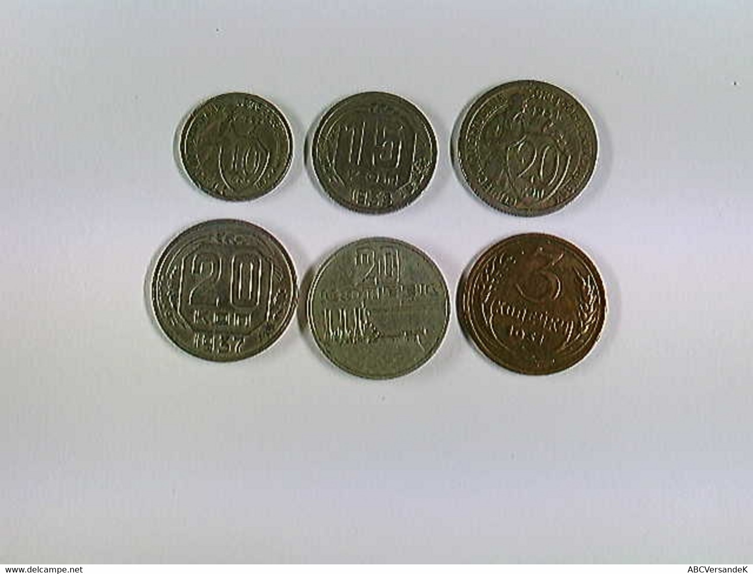 Münzen CCCP, Sowjetunion, 6 Münzen, Konvolut, 1931 - 1967 - Numismatique