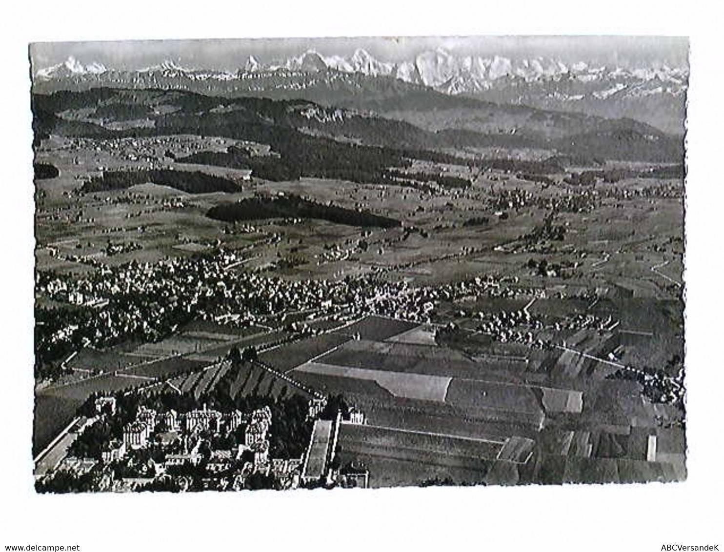 Münsingen, Fliegeraufnahme, AK, Ungelaufen, Ca. 1955 - Münsingen