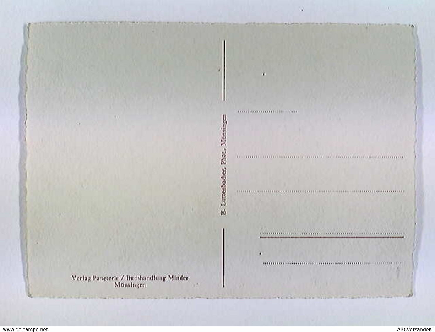 Münsingen, Unteres Schulhaus Mit Turnhalle, AK, Ungelaufen, Ca. 1960 - Münsingen