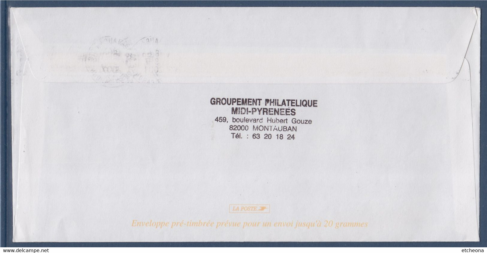 Nouveau Millénaire Enveloppe Entier Timbre 3357 De 2000 Cercle Philatélique De Montauban, 9.07.01 - Prêts-à-poster: Repiquages Privés