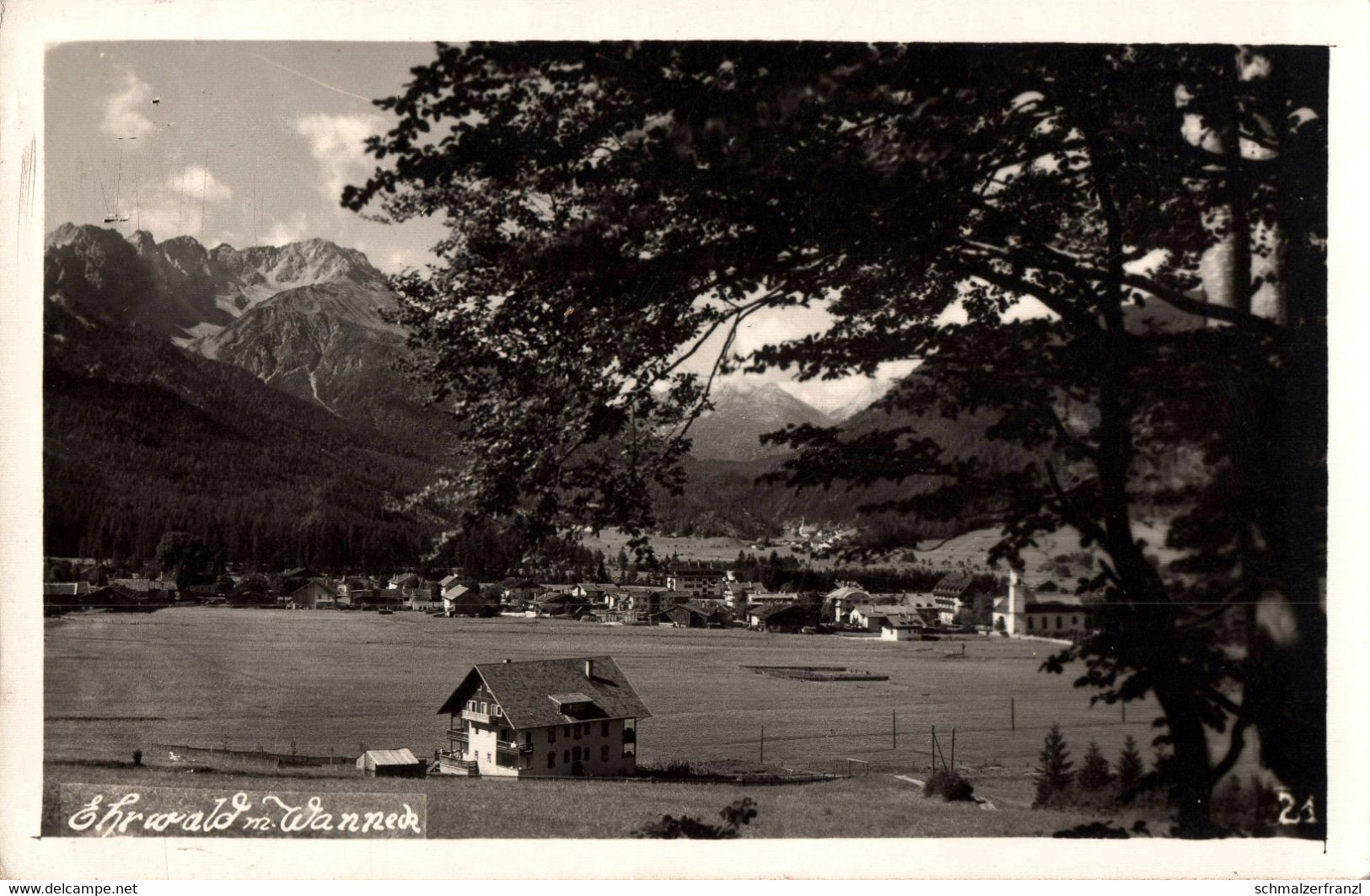 AK Ehrwald Mit Wanneck A Lermoos Biberwier Obermoos Untergarten Bichlbach Wengle Griesen Grainau Garmsich Reutte Tirol - Ehrwald