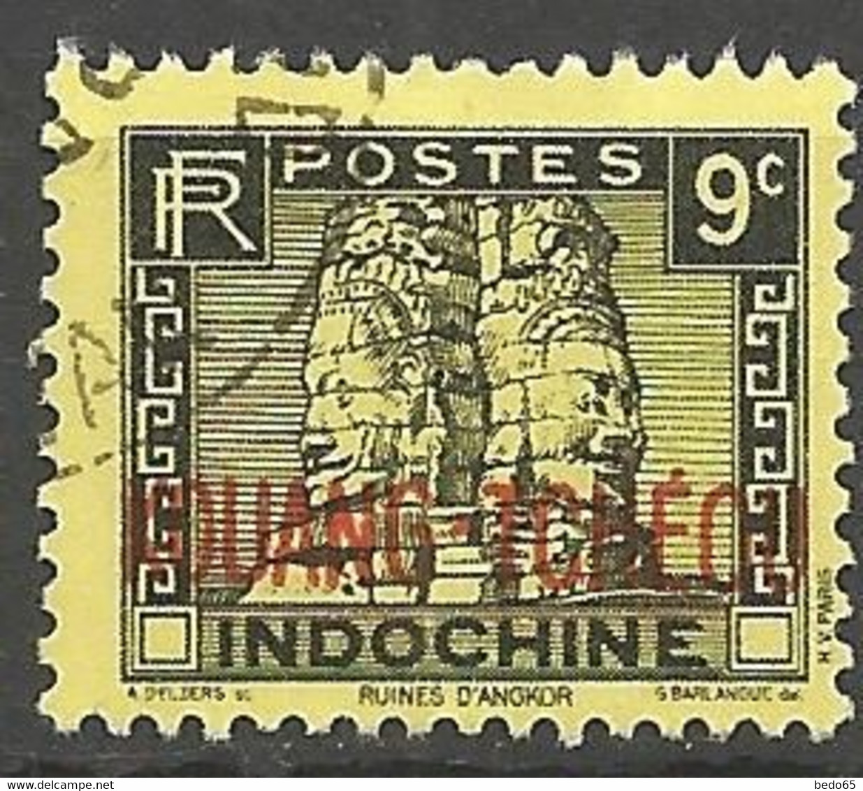 KOUANG-TCHEOU N° 130 OBL - Usados