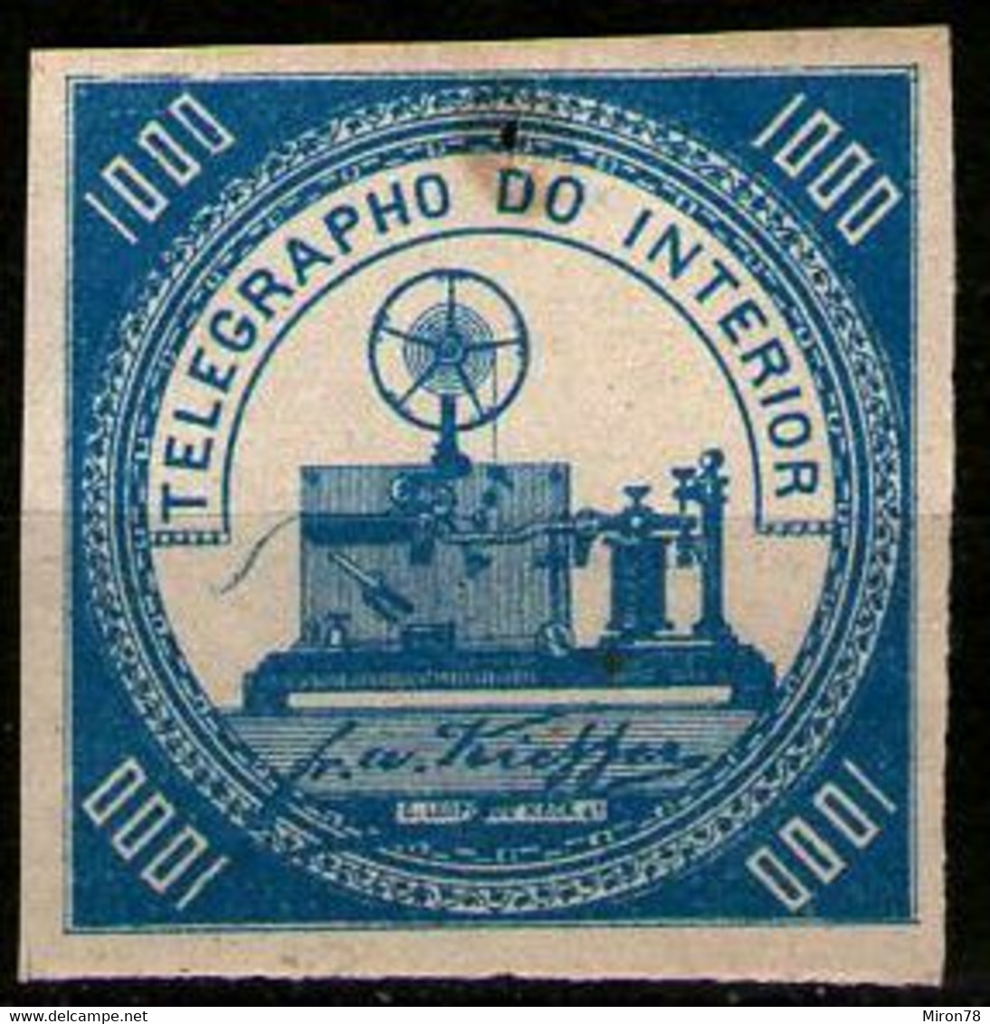 Brazil Telegraph Meyer T6 Mint - Télégraphes